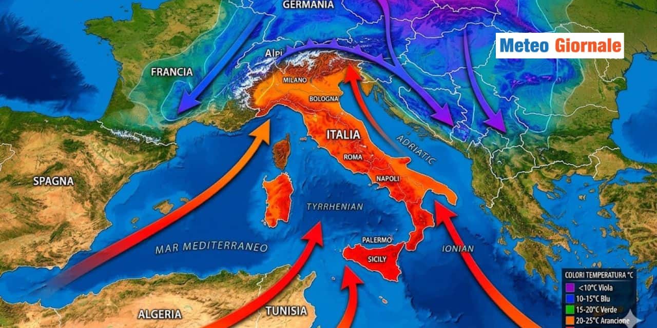 Ritorna il CALDO da Sabato 18 sull’Italia: vediamo la durata di questa fase meteo
