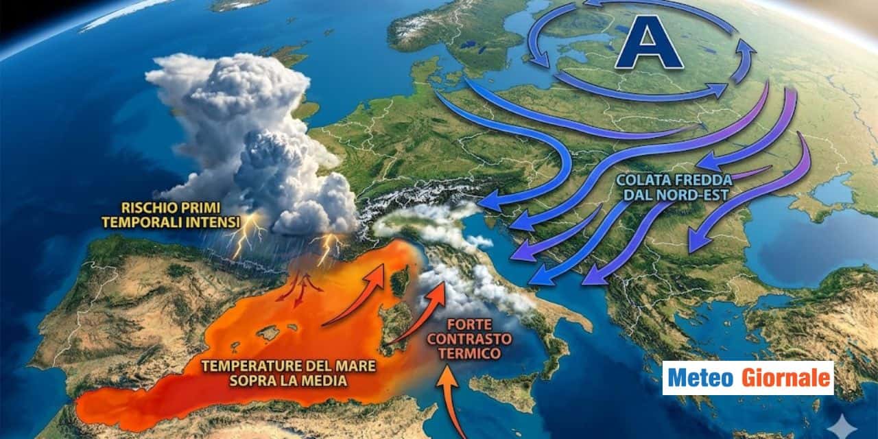 Freddo in arrivo dal 20-21 Aprile: attenzione ai possibili temporali