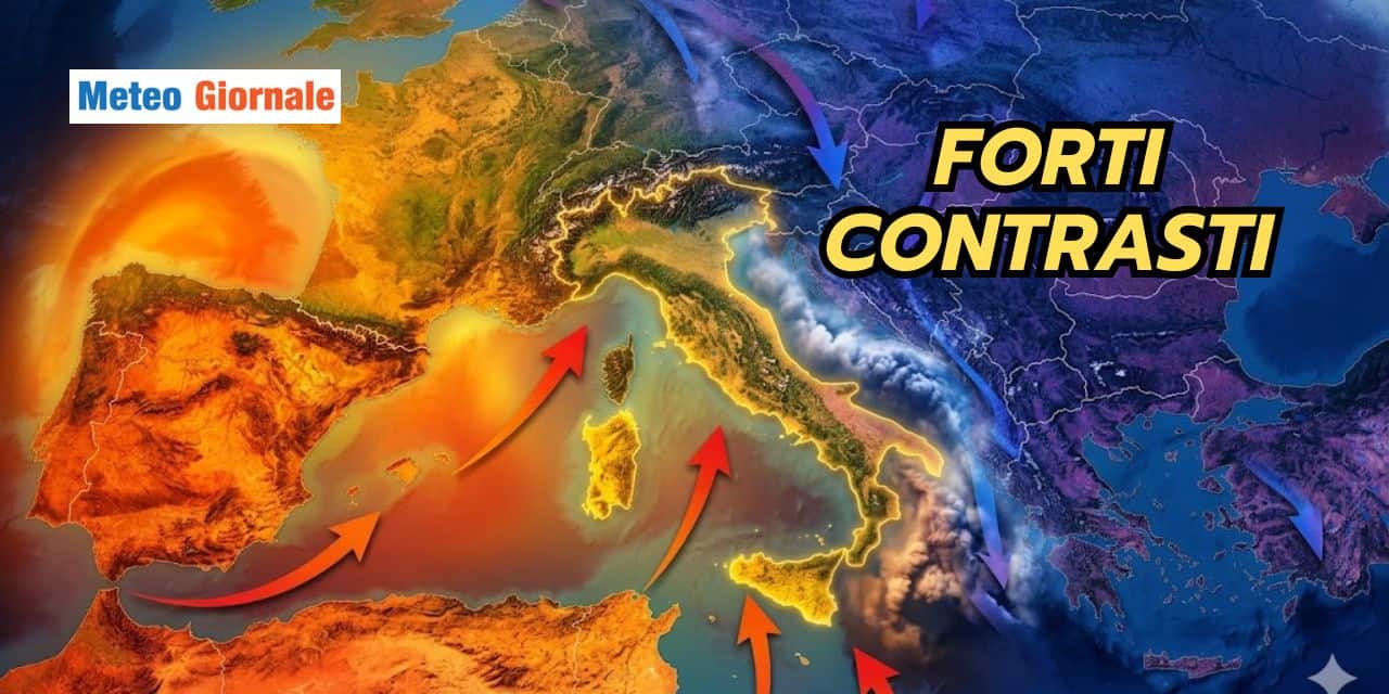 Italia nel cuore di uno scontro meteo tra caldo africano e freddo tardivo