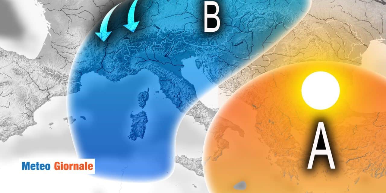 Meteo prossima settimana: nuovi temporali da Martedì 28 sull’Italia