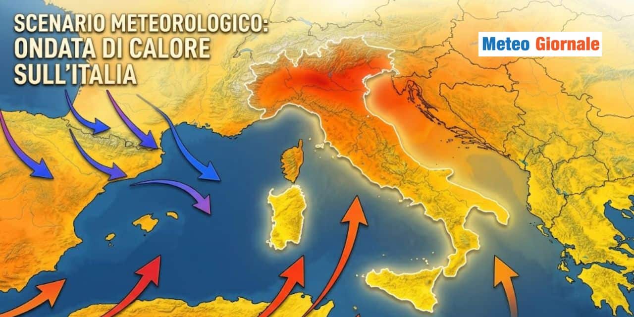 Caldo FORTEMENTE anomalo fino a Lunedì 27, poi ribaltone meteo