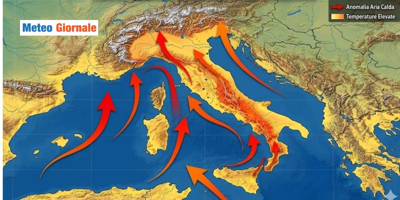 Zero termico a quote stellari: un segnale meteo drammatico