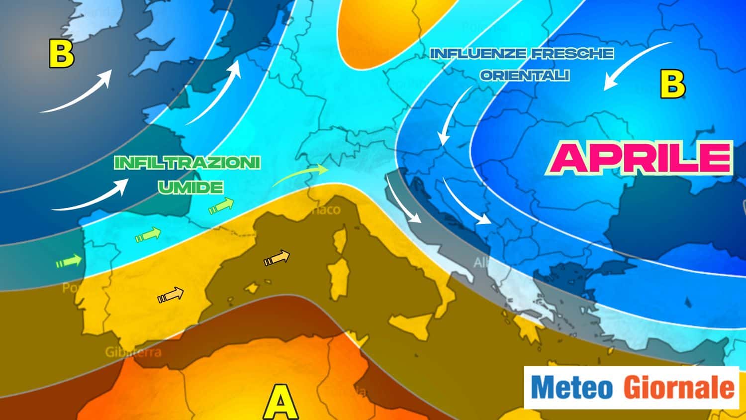 Terza decade di Aprile: come andrà e dove pioverà di più. Ultimi dati dal Centro Europeo