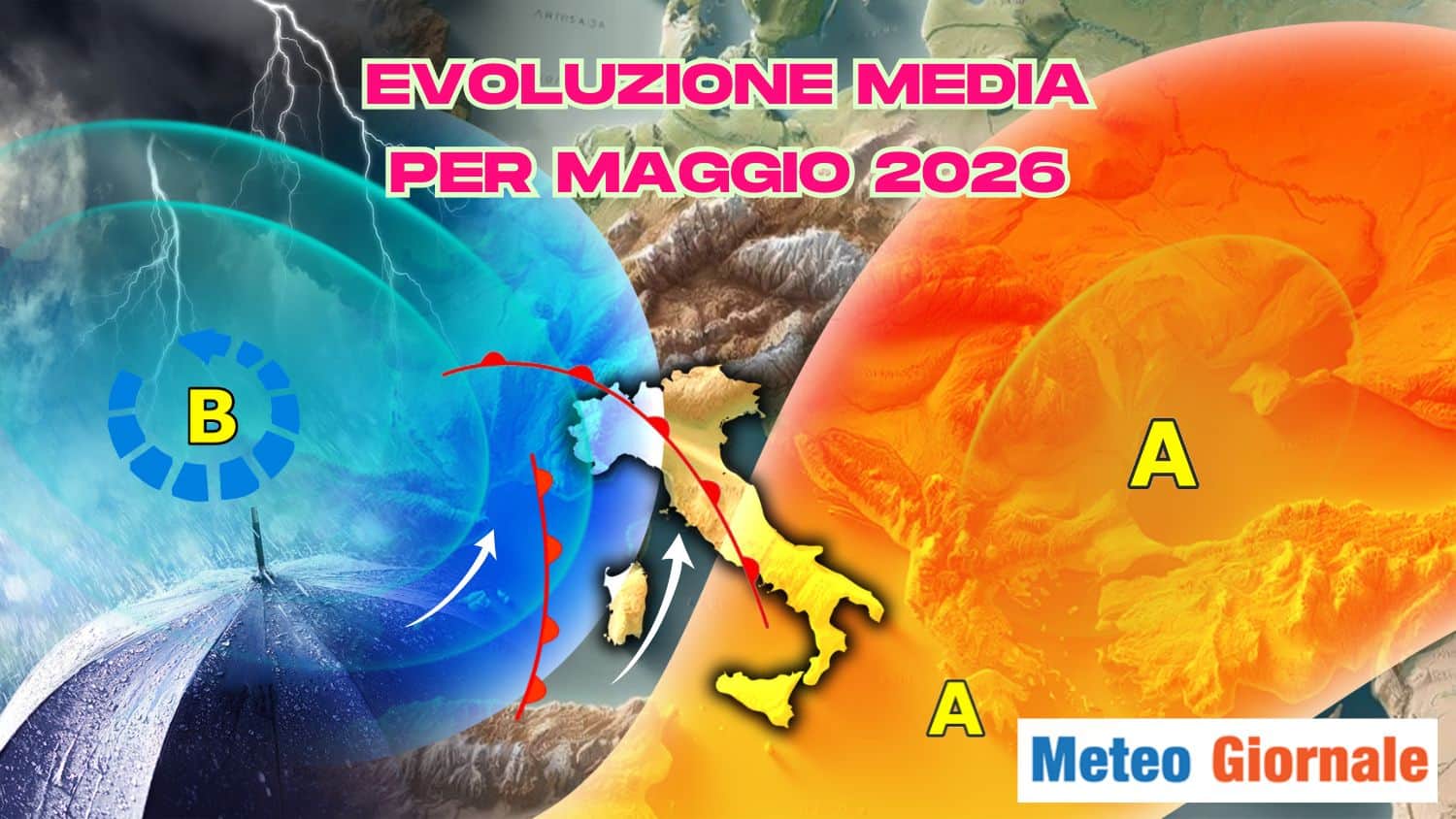 Il tempo per il mese di Maggio 2026: ecco la possibile tendenza dai dati mensili del Centro Europeo