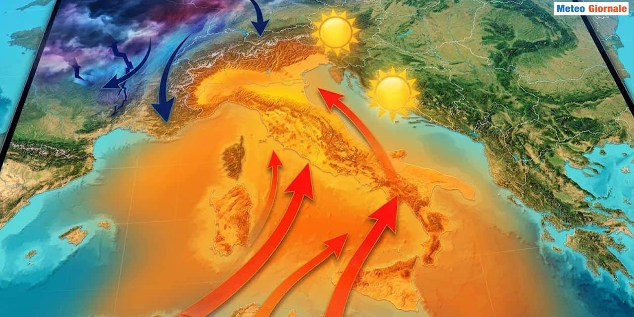 Dopo il caldo, nuove sorprese fredde da nord