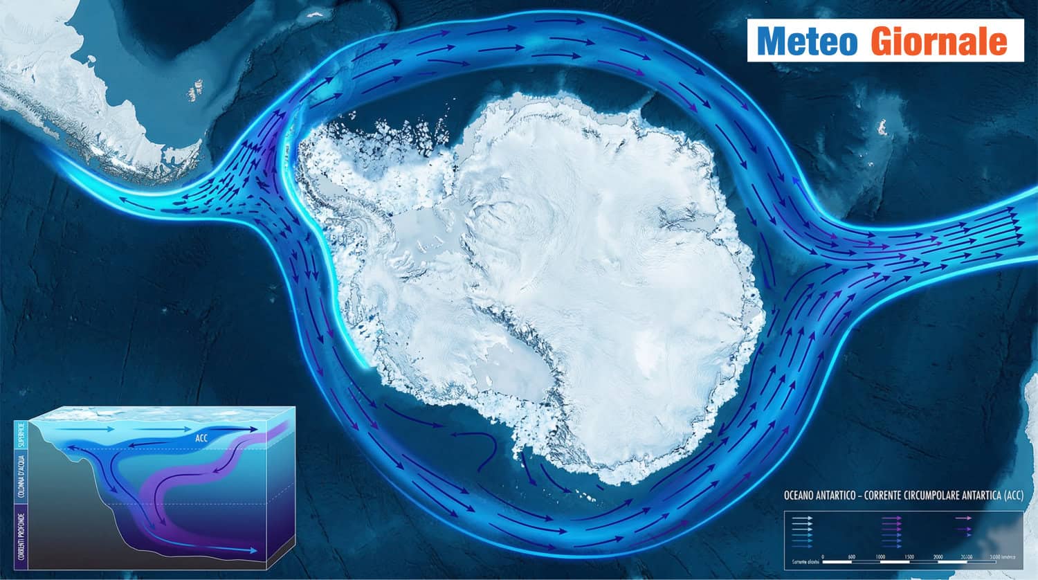 La corrente oceanica più potente della Terra