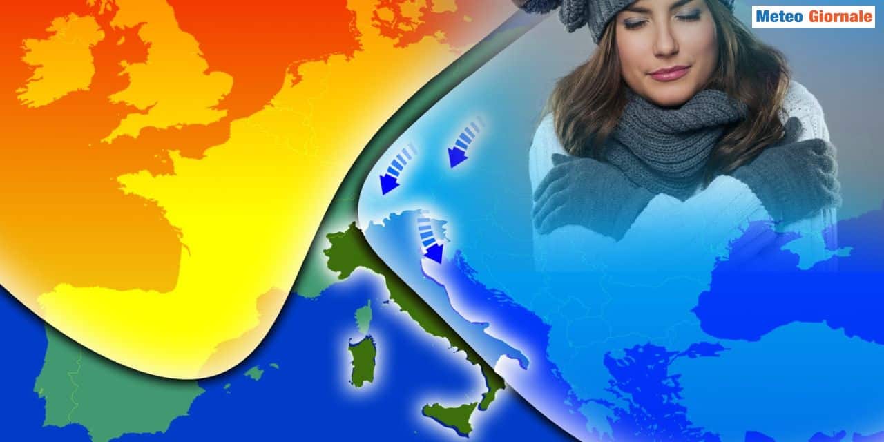 Ritirata dell’anticiclone e crollo temperature a suon di temporali