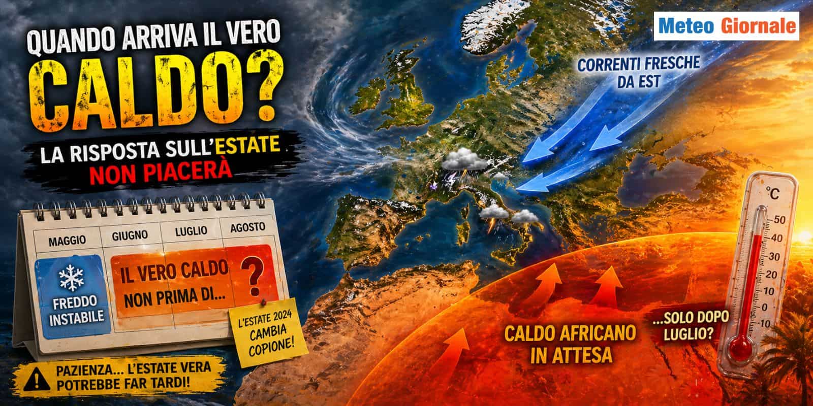 Quando arriva il vero CALDO? La risposta sull’Estate di Maggio non piacerà