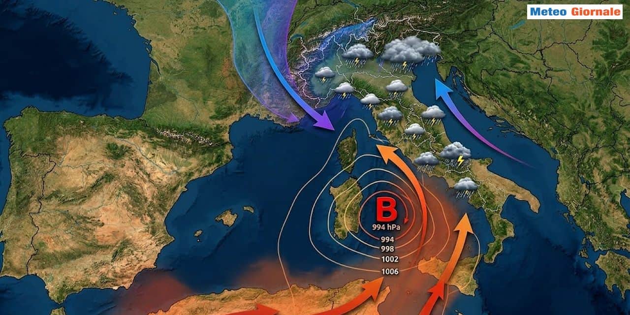 Giornate turbolente, ma dopo metà della prossima settimana riapparirà l'anticiclone