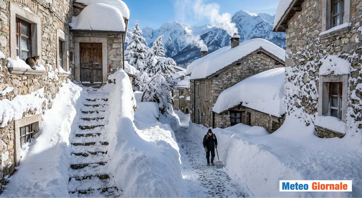 Sino a 3 metri di neve tra Abruzzo e Molise. Video meteo