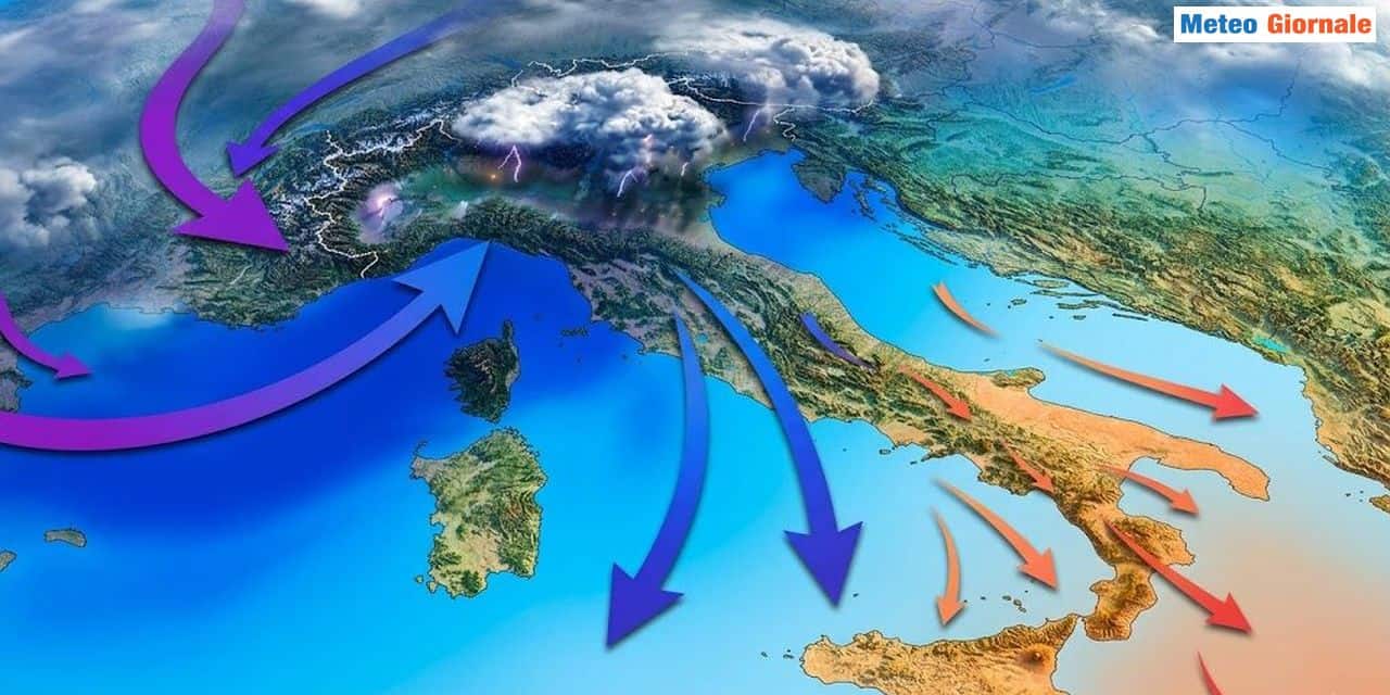 Quasi estate agli sgoccioli, piogge e temporali in arrivo da Martedì 28