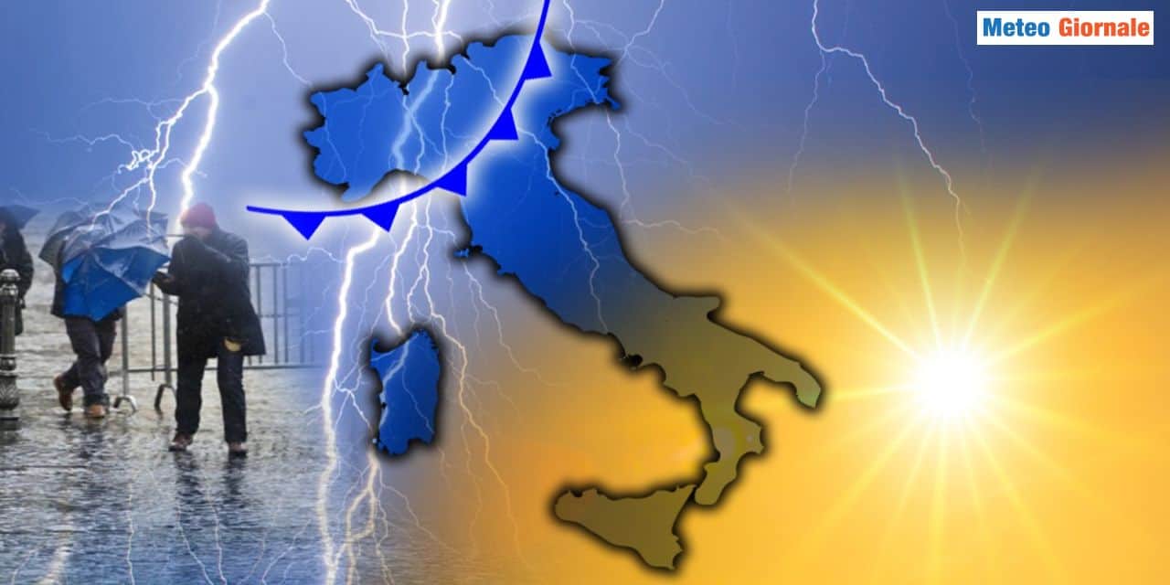 Ecco il maltempo per la prossima settimana