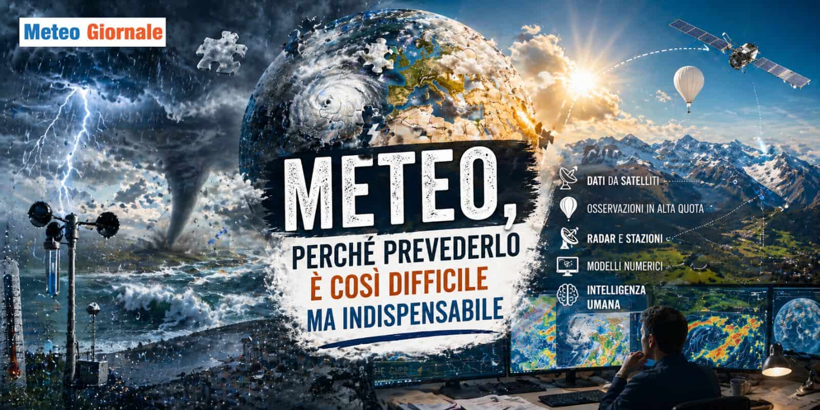 Meteo, perché prevederlo è così difficile ma indispensabile