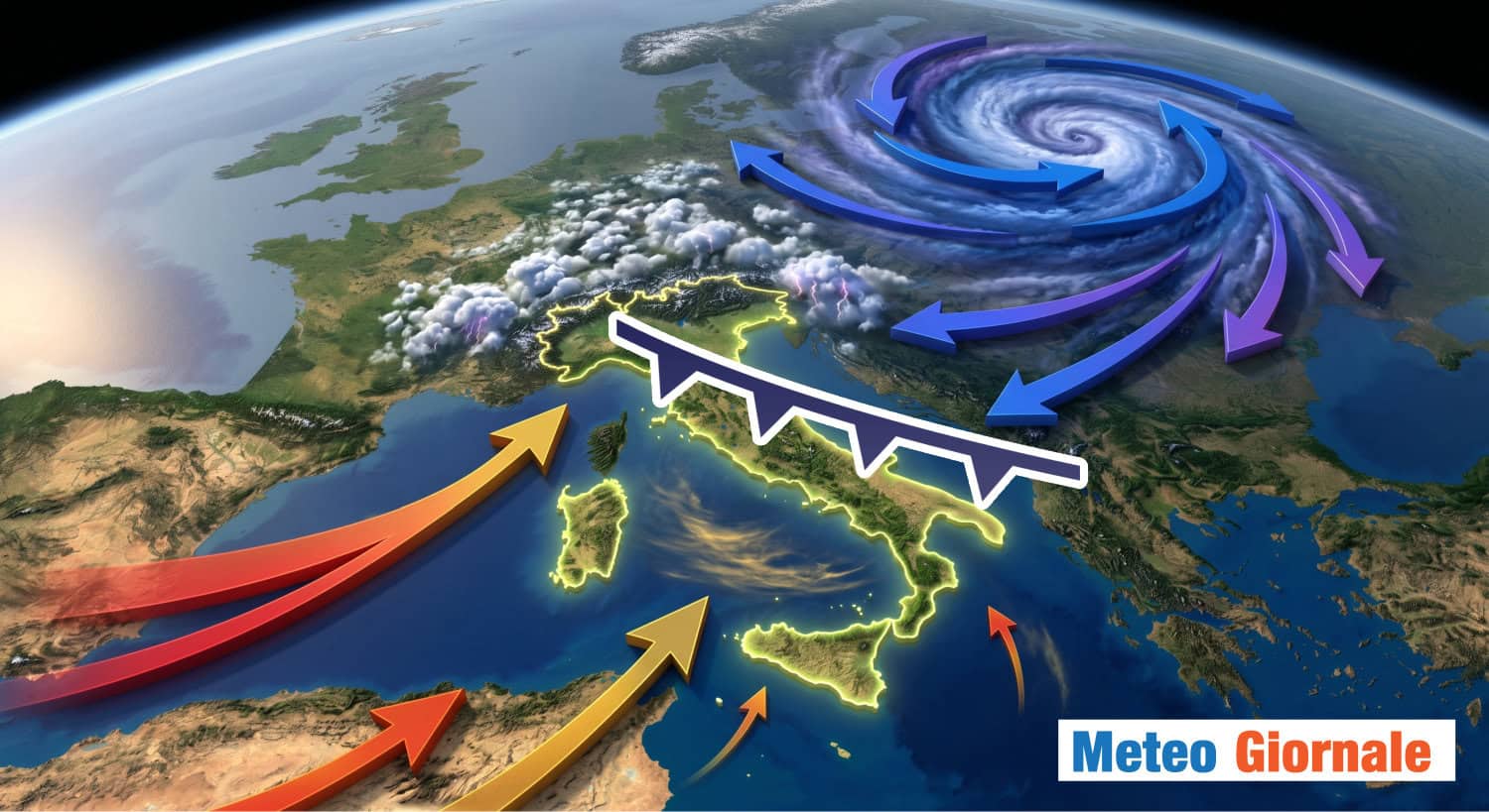 Centro Meteo Europeo: rottura del caldo estivo con temporali