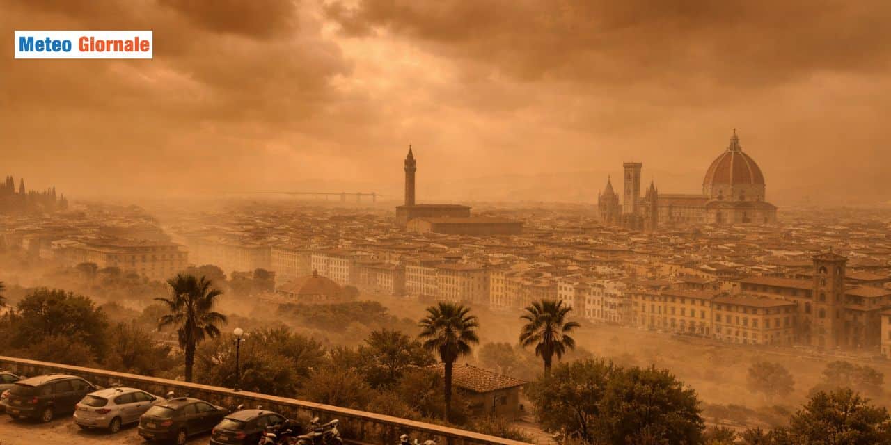 Vagonate di sabbia, cieli marroni su mezza Italia tra poche ore