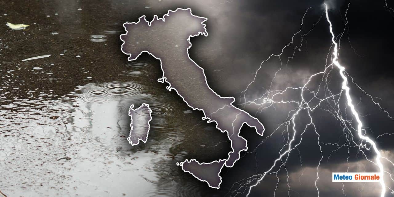 Super maltempo tra Lunedì 13 e Martedì 14, nubifragi su almeno 7 regioni