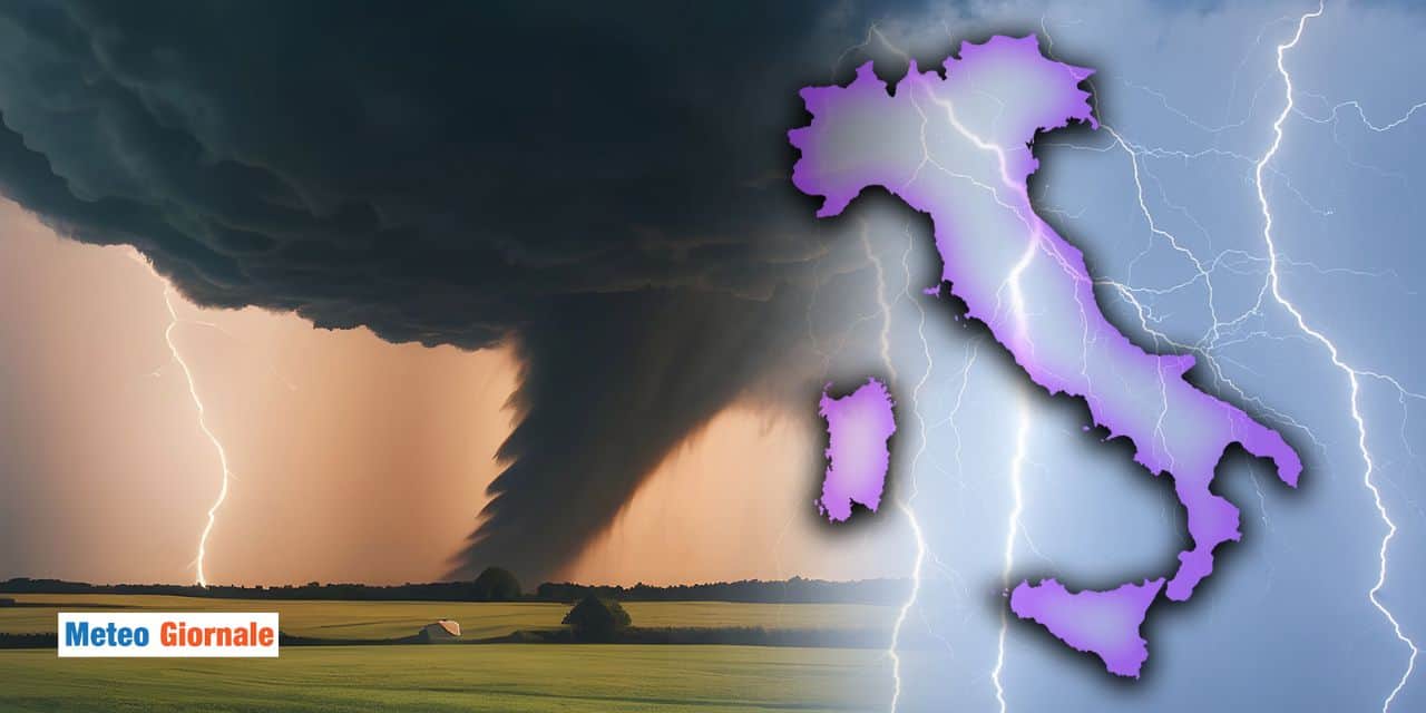 Tre regioni rischiano 100 mm di pioggia in due giorni