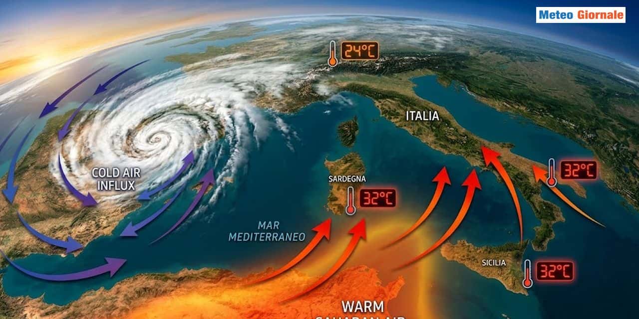Caldo dall'Africa entro fine aprile