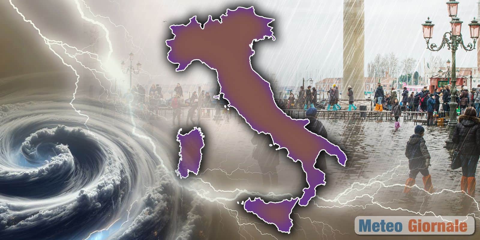 Meteo manovra a tenaglia freddo e temporali tornano sull’Italia