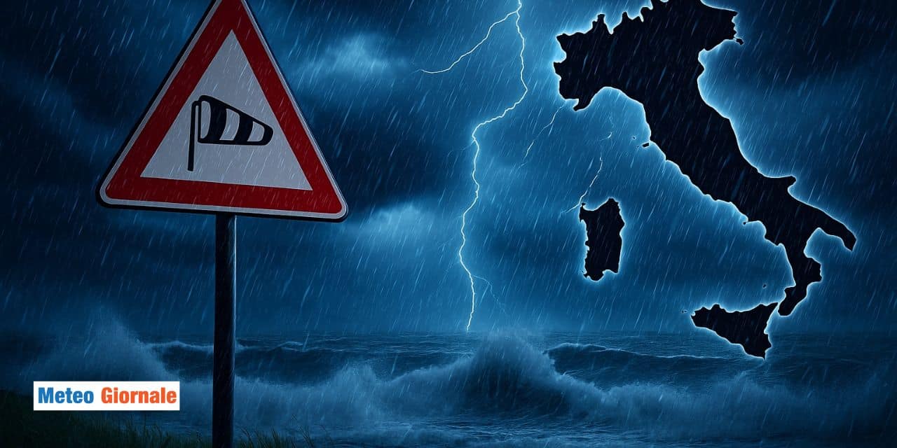 Maltempo, prossime ore con piogge e temporali su mezza Italia
