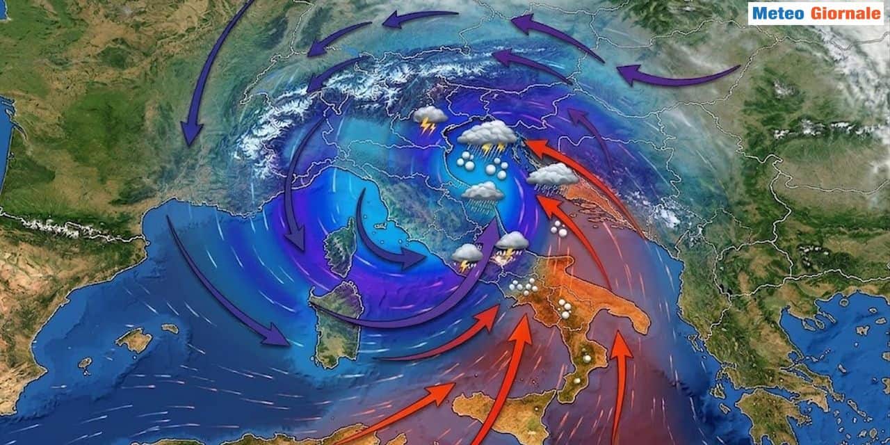 Ponte del 1° Maggio con una brutale goccia fredda, l’Italia nel mirino