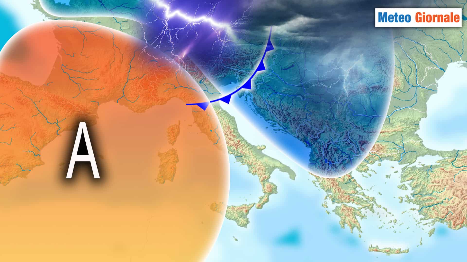 Meteo: attenuazione del caldo, ma l’alta pressione non demorde