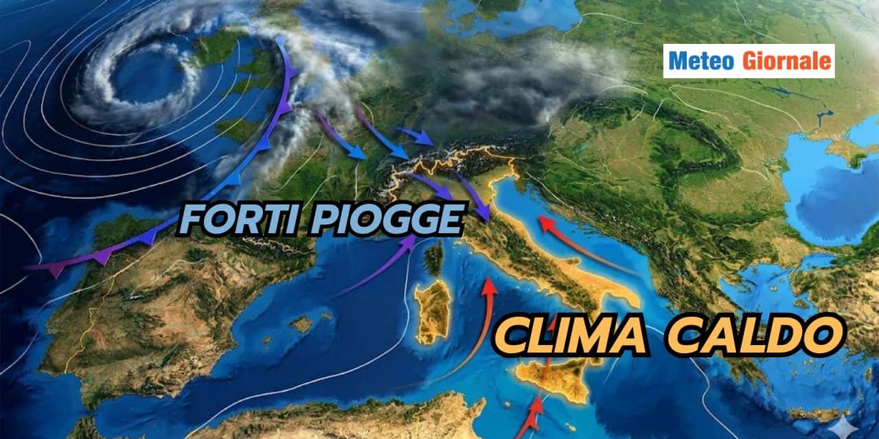 Meteo: braccio di ferro sull’Italia, tra forte maltempo e Anticiclone Africano