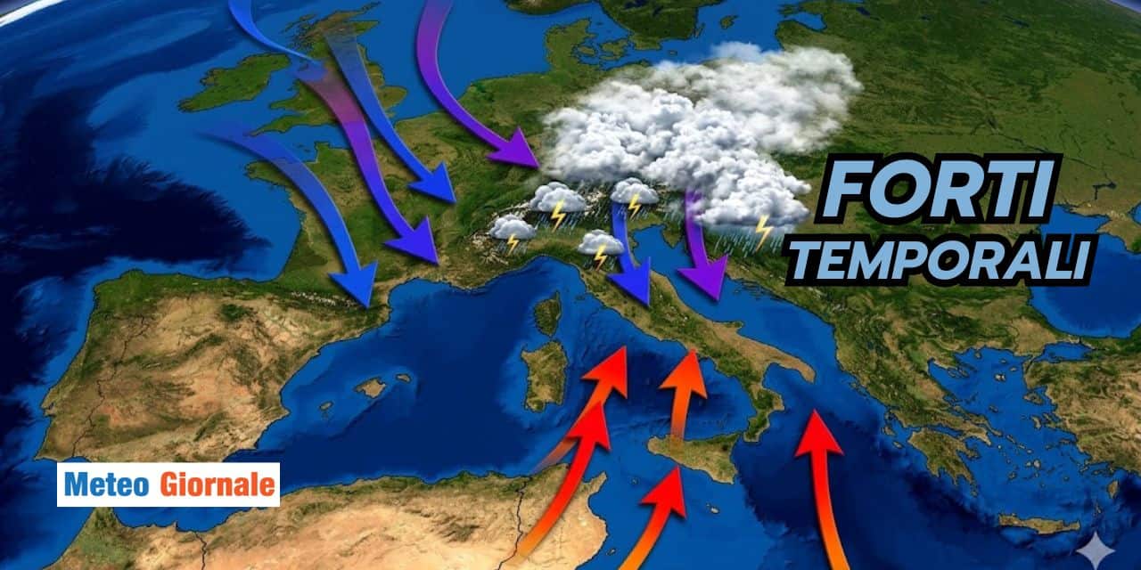 Tantissime piogge in arrivo, ma attenzione ai fenomeni meteo estremi