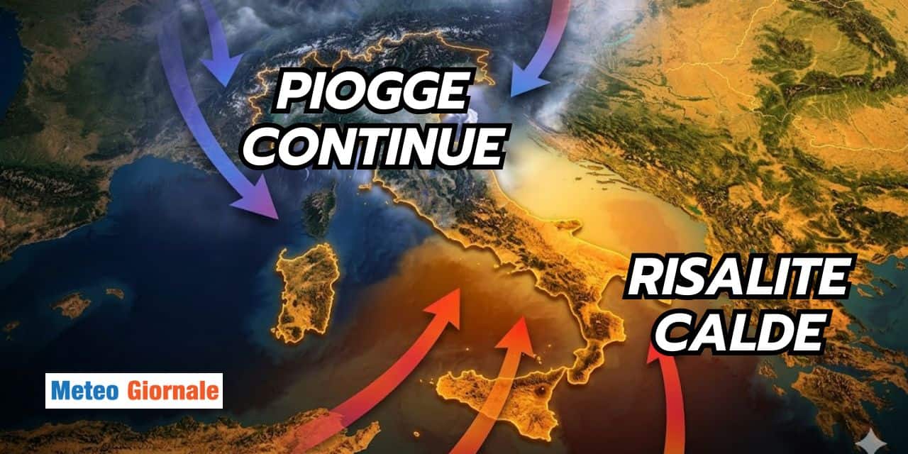 Ferita profonda in Europa: meteo fortemente piovoso per molti giorni