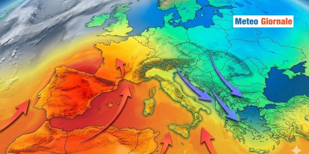 L’Anticiclone Africano dominerà il meteo dal 22 Maggio in poi