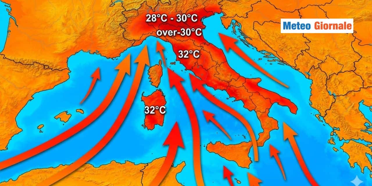 Anticiclone in pompa magna, si avvicinano i primi 30 gradi di stagione