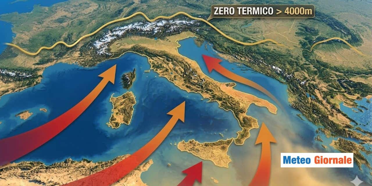 Caldo precoce e zero termico altissimo a Maggio: perché sono due pessime notizie meteo