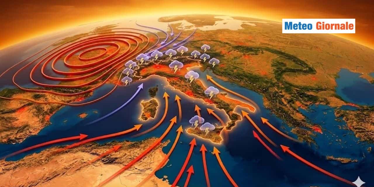 Fine del caldo: attenzione ai temporali di Giovedì 28 e di Lunedì 1° Giugno