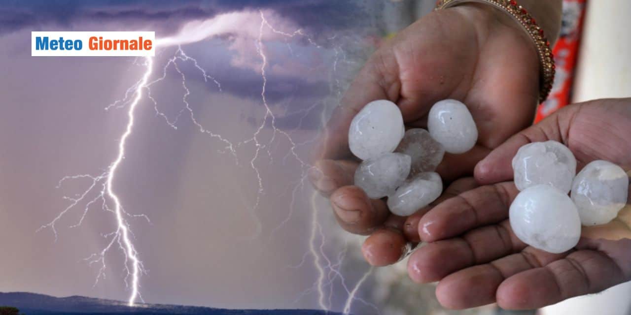 Meteo prossime ore: caldo, ma aumenta il rischio di grandine tra stasera e Venerdì