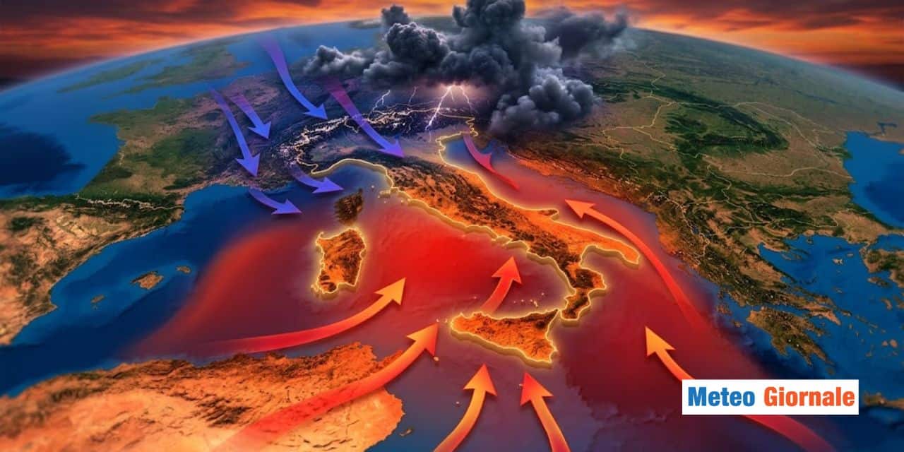 Tendenza meteo per Giugno di ECMWF: subito forti temporali, poi caldo intenso