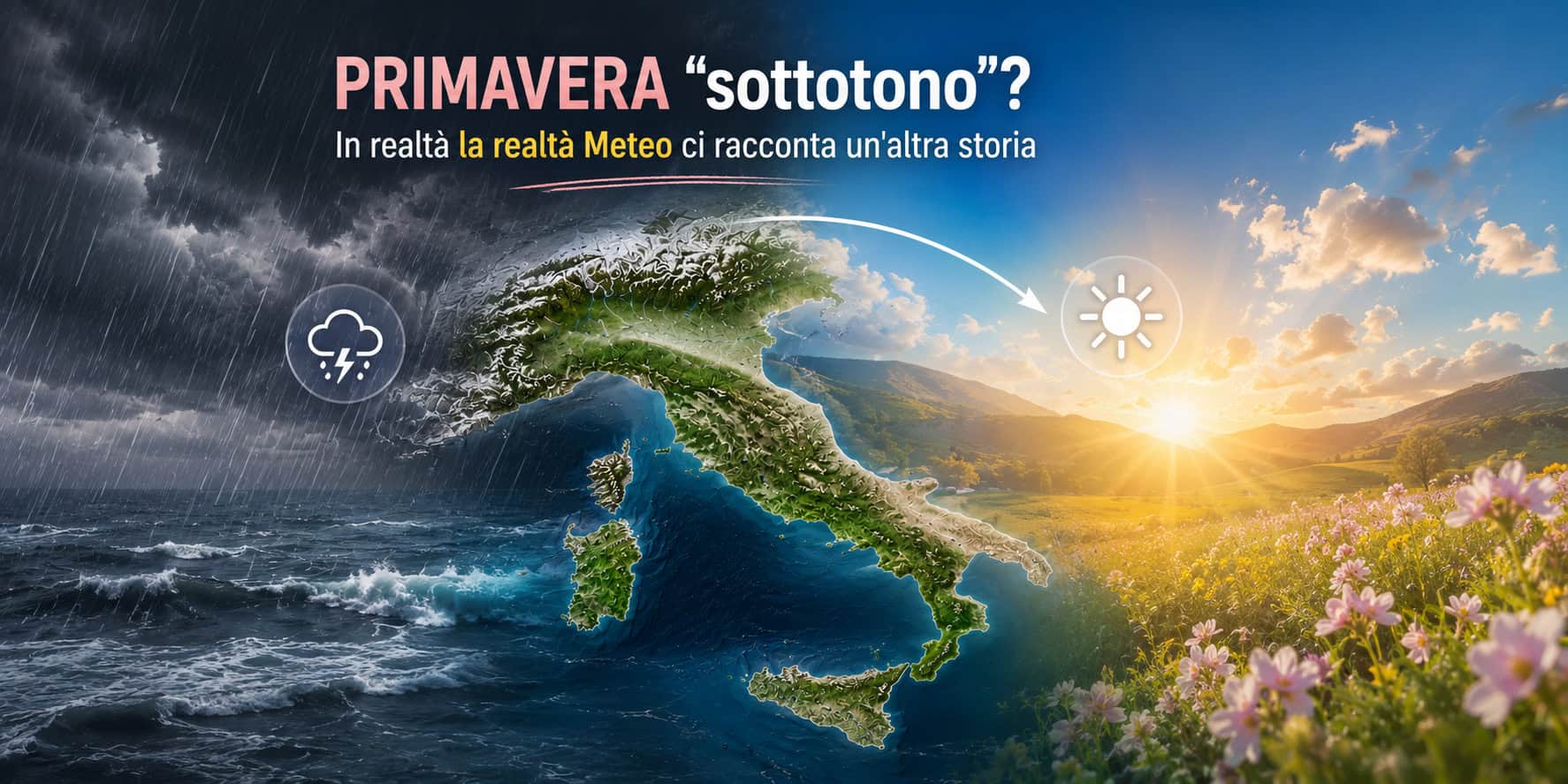 PRIMAVERA “sottotono”? In realtà la realtà Meteo ci racconta un’altra storia