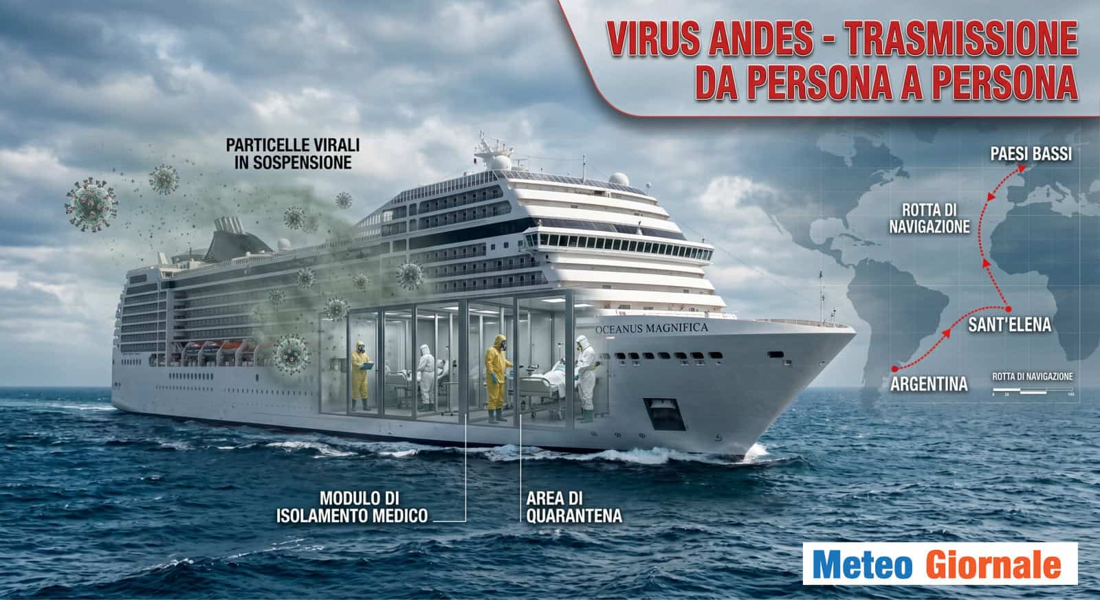 Hantavirus sulla nave da crociera, è epidemia: ecco cosa sappiamo del contagio