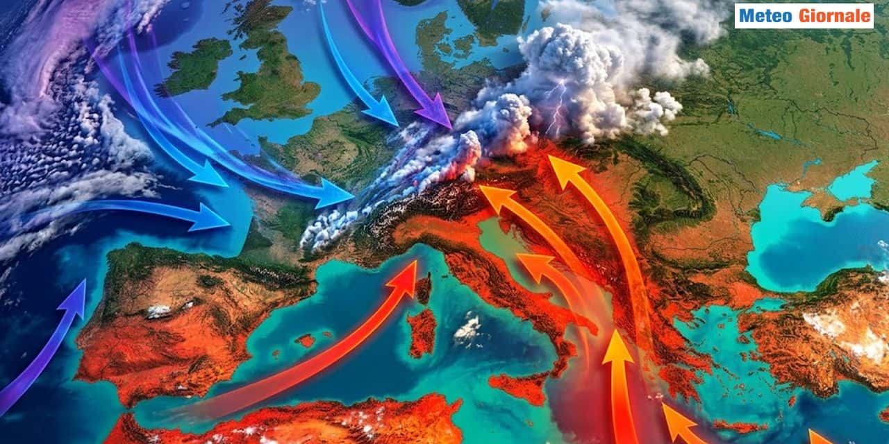Dal caldo esagerato ai primi temporali