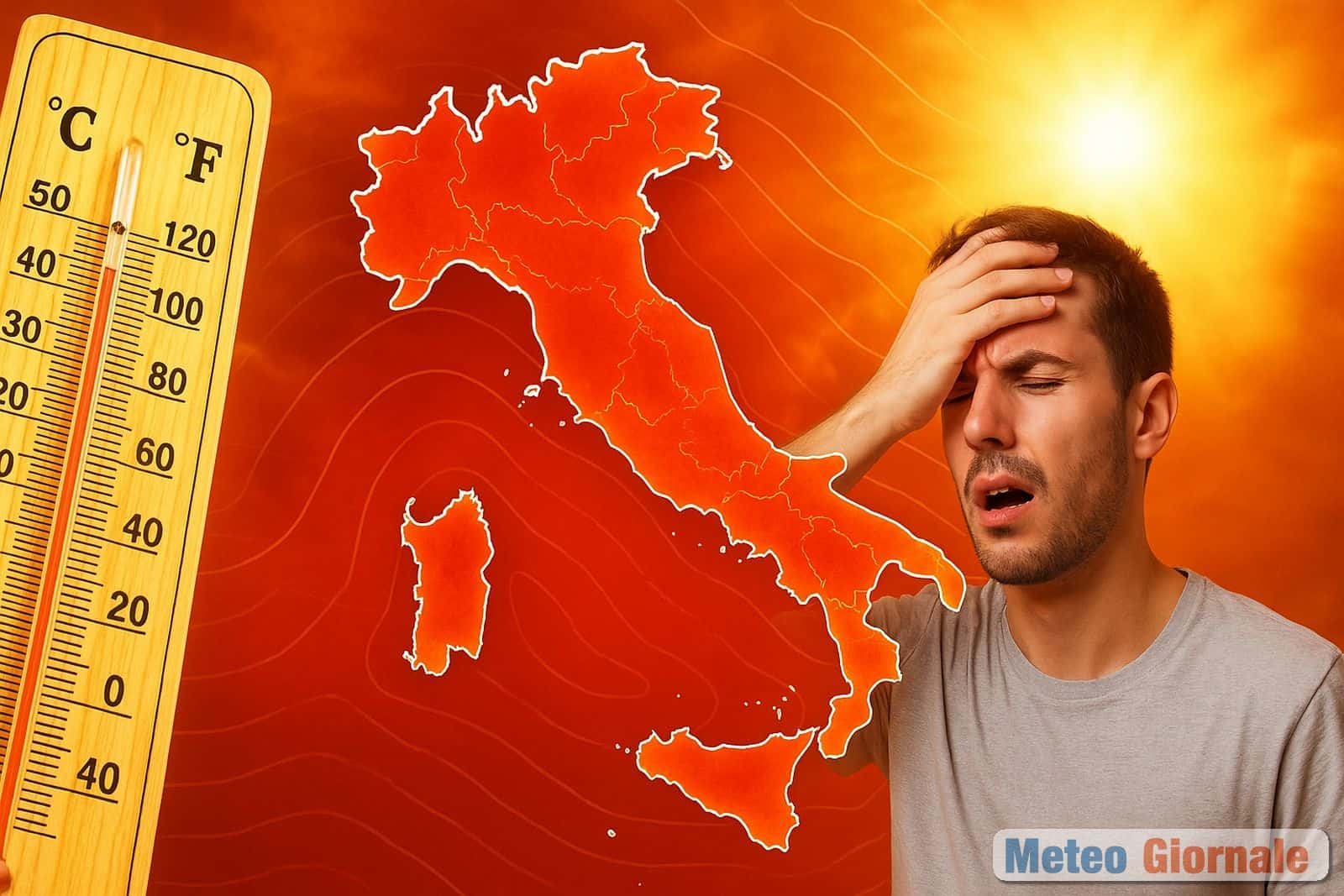 Meteo Italia rovente con l’anticiclone africano pronto a colpire
