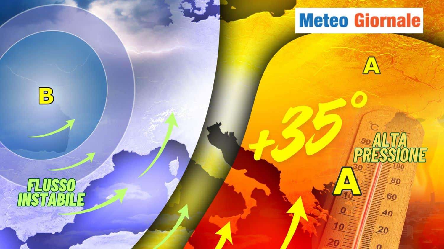 Squarcio estivo in prospettiva, verso i 35° in questi giorni di maggio