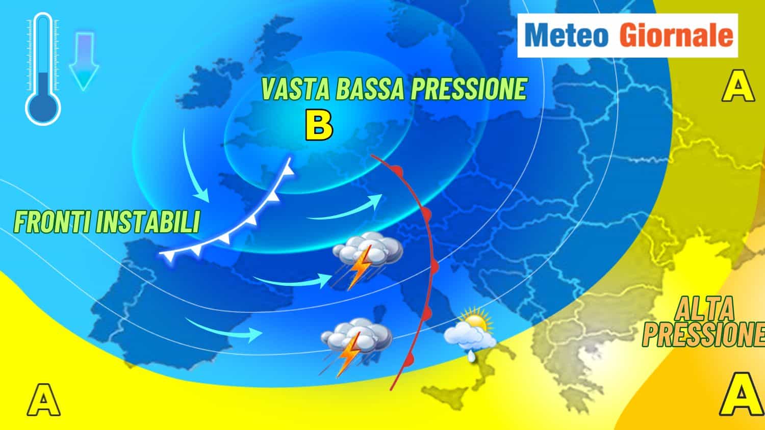 Scacco alla primavera: possibile circolazione autunnale in questa fase di maggio