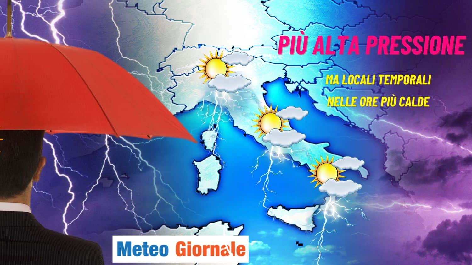 I temporali di questa settimana 18/24 maggio.Ecco dove colpiranno di più