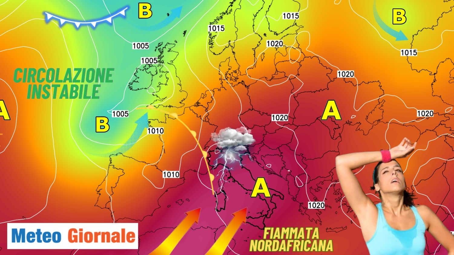 Prospettive di 40/42° per il primo weekend di giugno. Le ultimissime