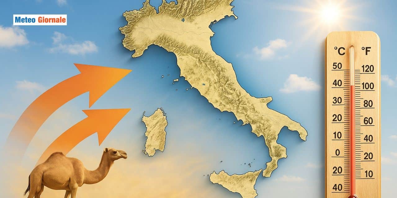 Caldo all’improvviso, si punta ai 32 gradi tra Venerdì 22 e Sabato 23