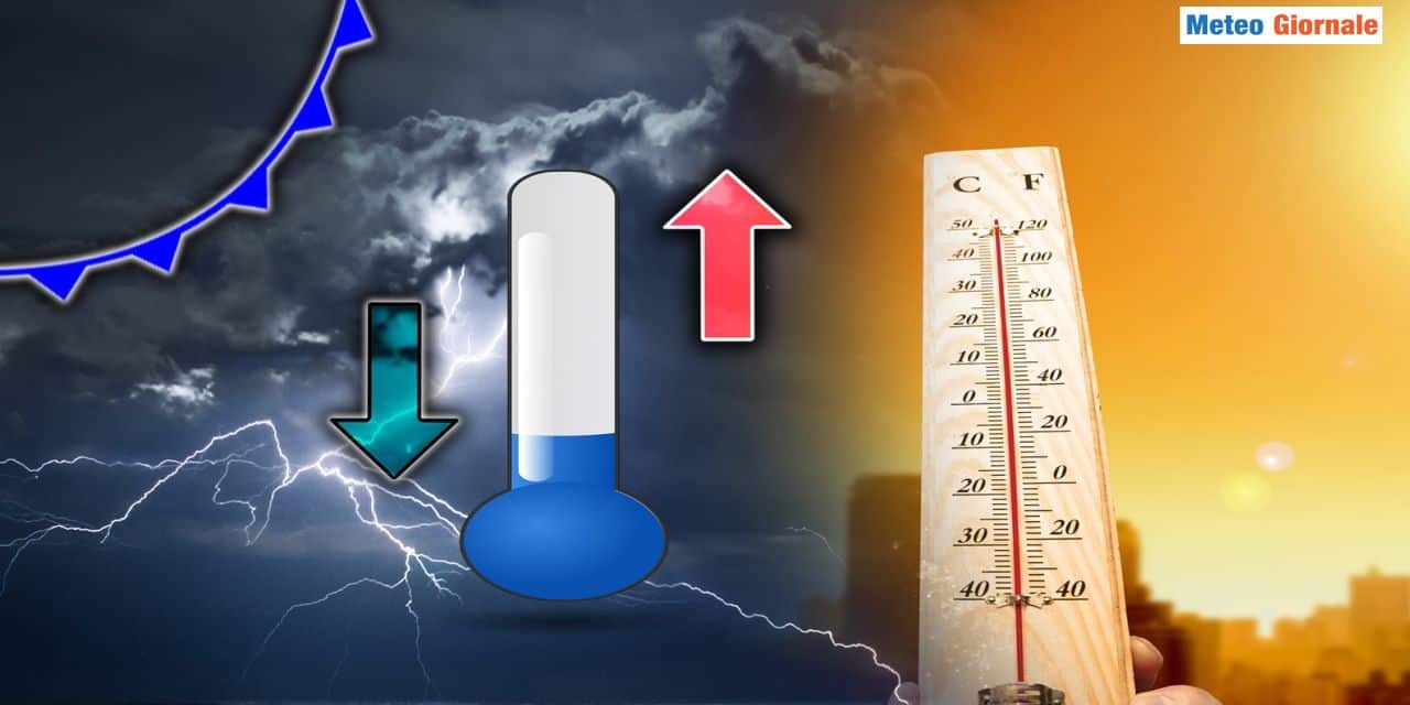 Temperature in forte calo la prossima settimana, stop a valori sopra media