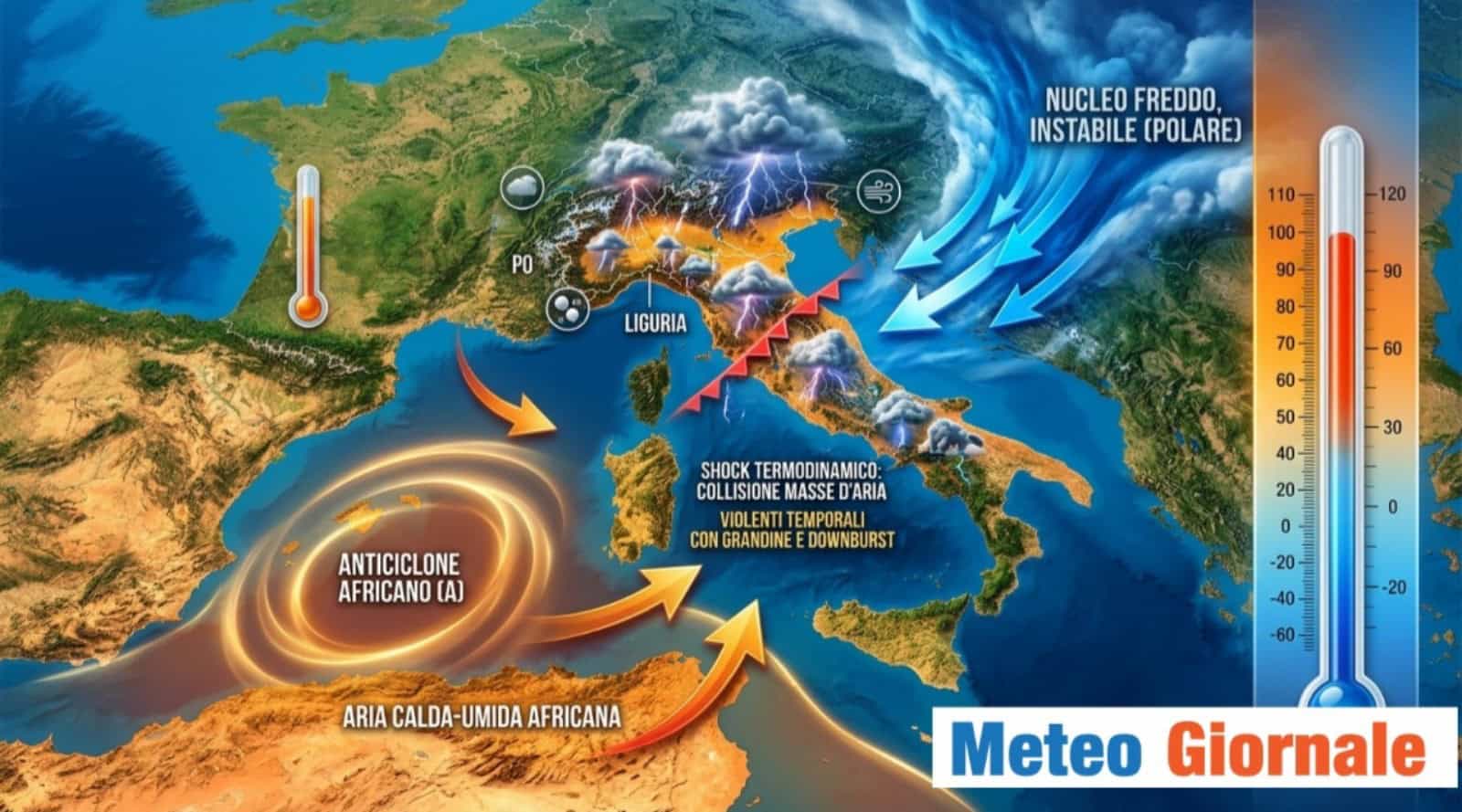 Quanto dura il caldo? Angelo Ruggieri indica il giorno del primo stop con i temporali