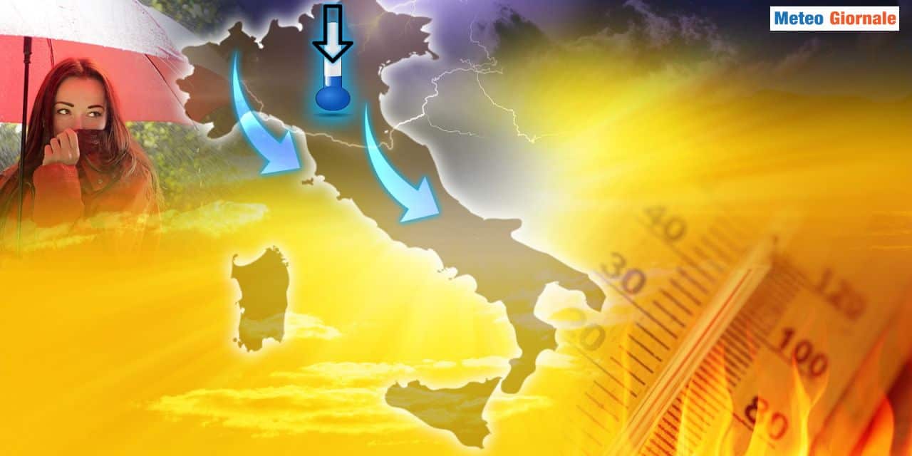 Dal caldo a temperature più sopportabili