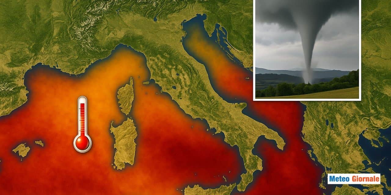 Il Mediterraneo si infiamma, acqua molto più calda tra pochi giorni