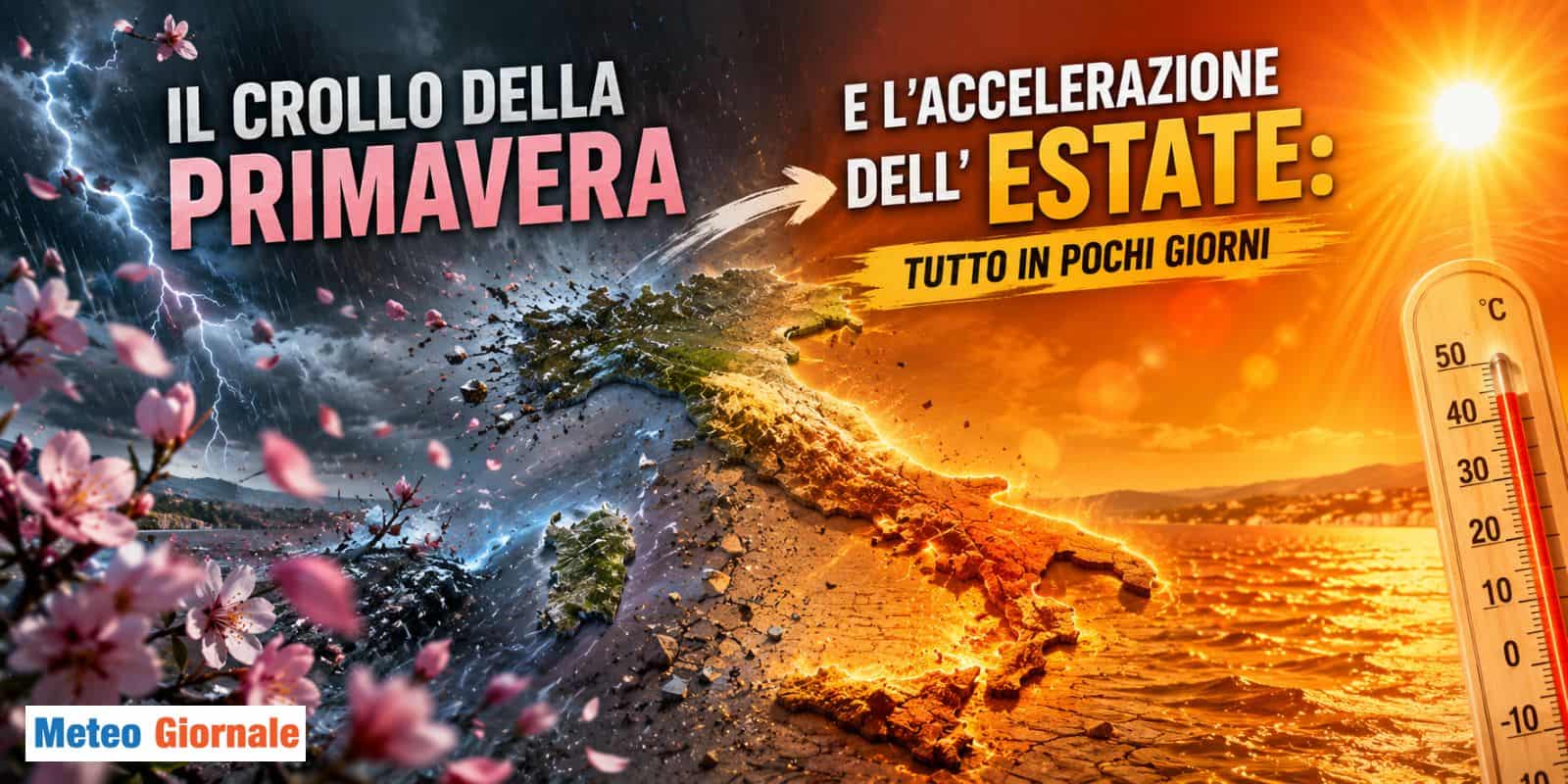 Il crollo della Primavera e l’accelerazione dell’ESTATE: tutto in pochi giorni