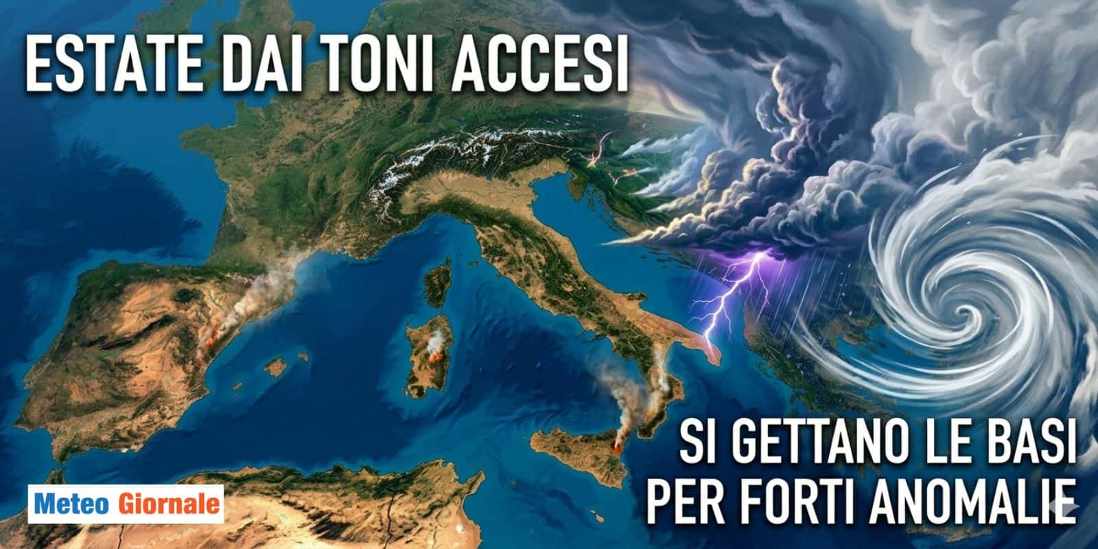 ESTATE dai toni accesi: si gettano le basi per forti anomalie